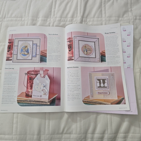 Peter Rabbit Card Making Magazine & Craft Kit Bundle - Picture 3 of 3